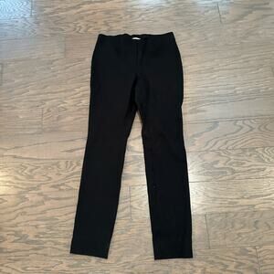 Via Masini 80 Black Pull On Pants Size Medium / 8 (44)